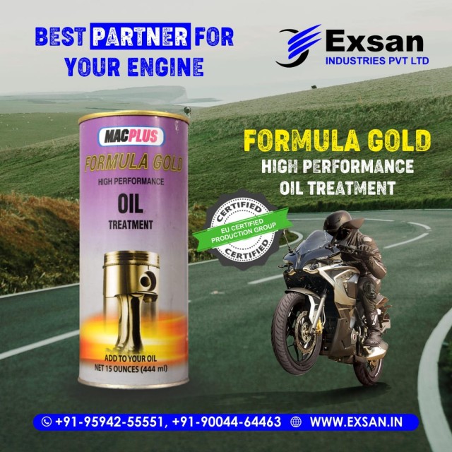 Exsan Engine Oil Treatment - Premium Oil Treatment for Smooth & Quiet Motor Performance