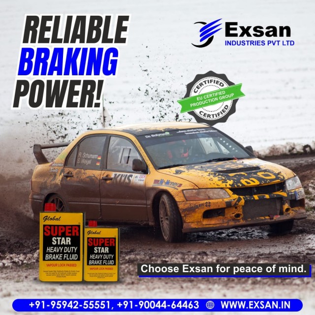 Exsan Dot3 Dot4 Brake Fluid for Reliable Performance and Safety in Clutch Systems