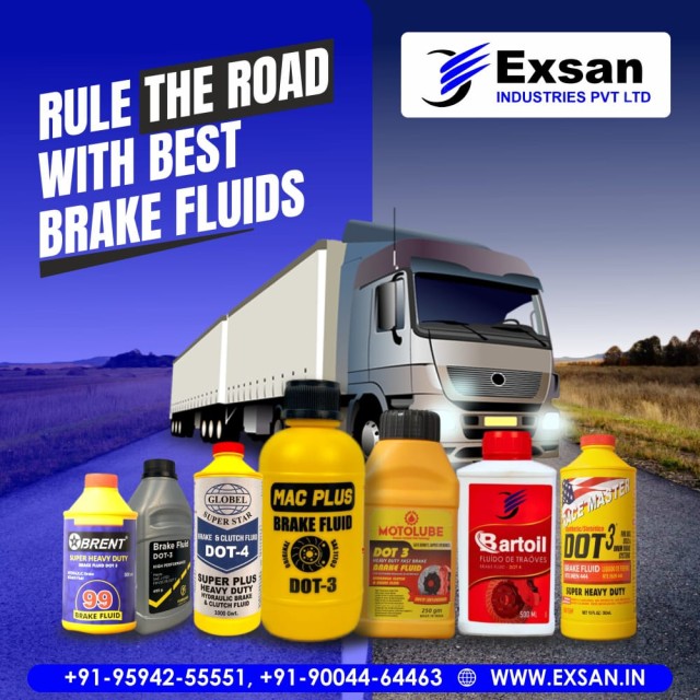 Exsan Dot3 Dot4 Brake Fluid for Reliable Performance and Safety in Clutch Systems