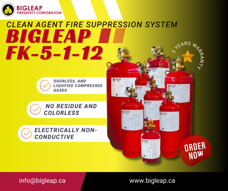 Clean Agent Fire Suppression System FK5112 (Novec1230) for Eco-Friendly Fire Safety Solution