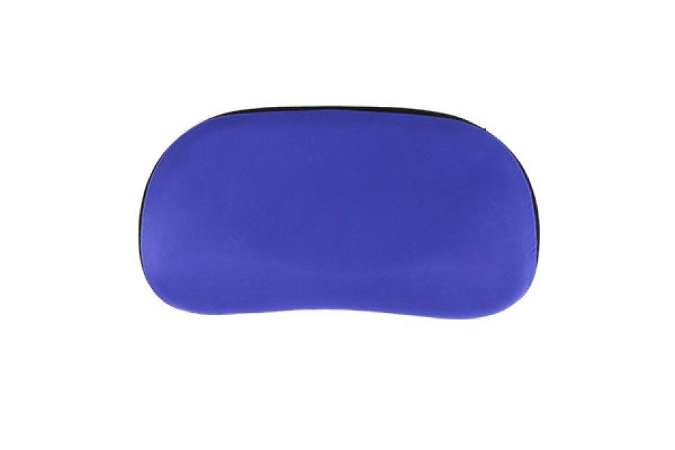 Flexible Tube Neck Protection Sleeping Pillow Sapphire Blue - Memory Foam