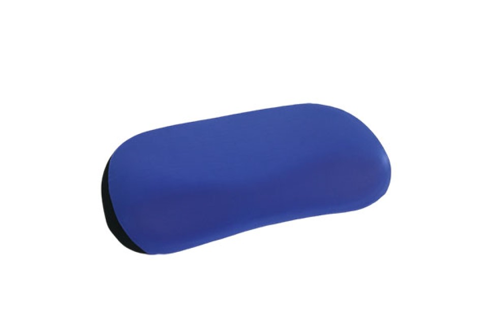 Flexible Tube Neck Protection Sleeping Pillow Sapphire Blue - Memory Foam