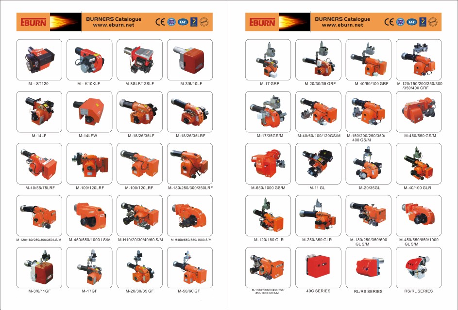 ONE-STAGE GAS BURNER by EBURN - Efficient Heating for Boilers and Generators