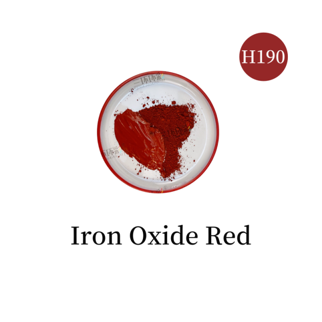 Iron Oxide Pigment Red H190 for Paint Coating Concrete Bricks - Competitive Price