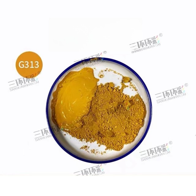 Iron Oxide Red Yellow Pigments for Concrete and PVC Applications Model G313