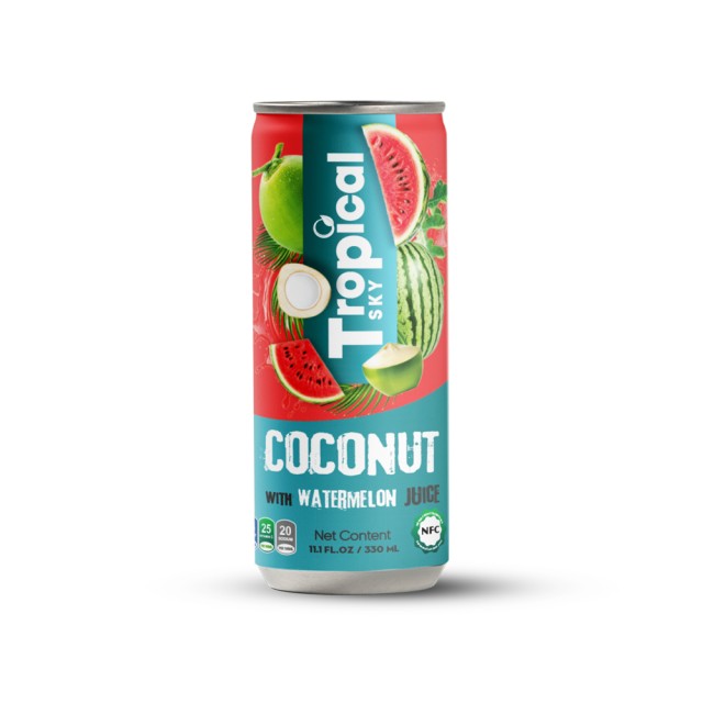 OEM/Tropical Sky 100% Coconut Water - Natural Hydration in a 330ml Sleek Can