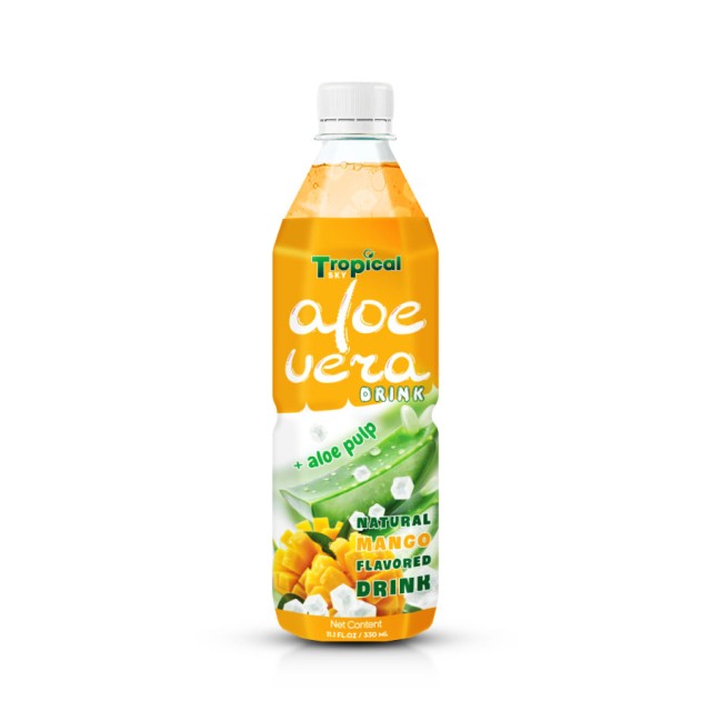 Tropical Sky Aloe Vera Juice with Pulp – 500ml Bottle, Immune & Skin Health Drink