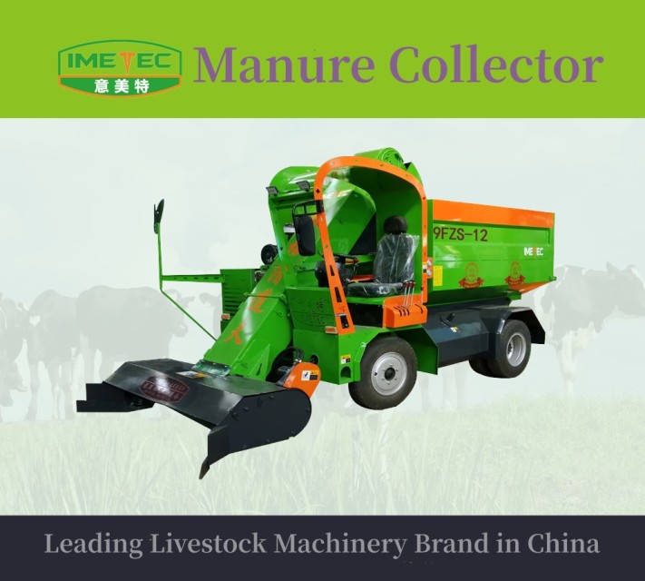 Cow Manure Collector - IMECTC Self-Walking Cleaning Machine for Efficient Dung Disposal