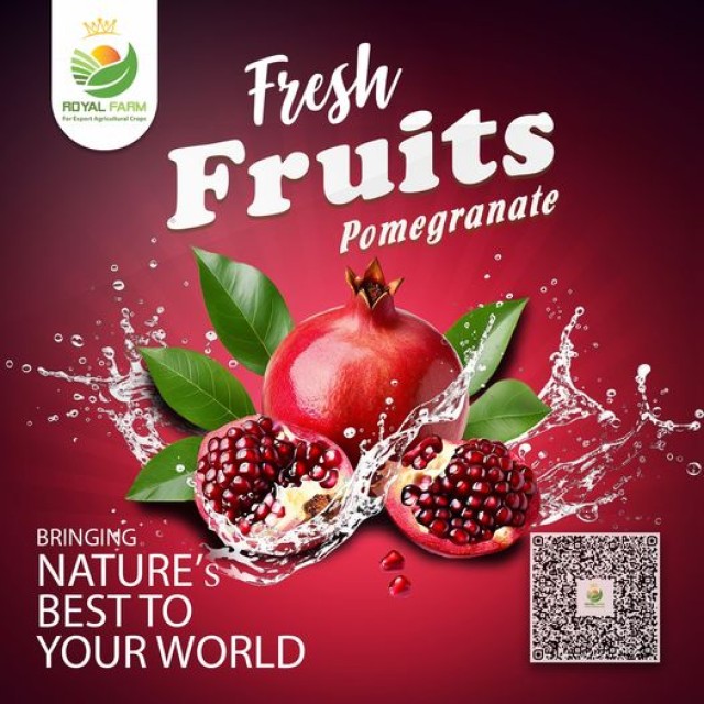 Egyptian Pomegranate: Fresh and Nutritious, Bulk Supply Available