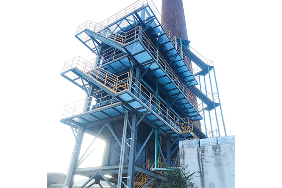 Steel Plant Flue Gas Treatment System for Medium Frequency Furnace, No Visible Smoke