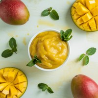 Alphonso Mango Pulp 1 Kg canned - Natural Puree