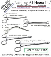 Veterinary Surgical Instrument Medical Forceps by NAHE - Bulk Supply Available