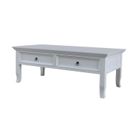 Pinewood Coffee Table with Storage Drawers - Stylish Home Furniture at Wholesale Rate