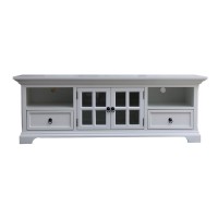 White Pine TV Stand - Elegant Design for Modern Living Spaces