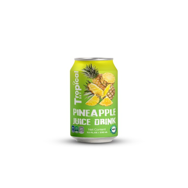 Tropical Sky OEM Mango Juice - 100% Natural in 330ml Can