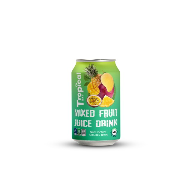 Tropical Sky OEM Mango Juice - 100% Natural in 330ml Can