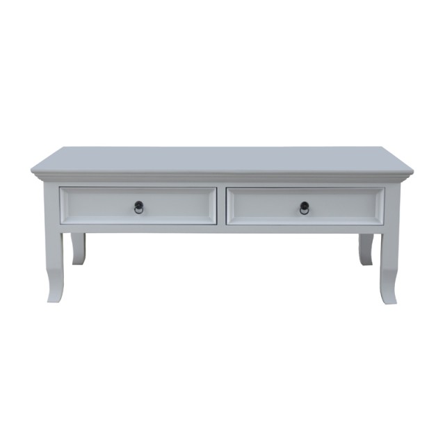 Pinewood Coffee Table with Storage Drawers - Stylish Home Furniture at Wholesale Rate