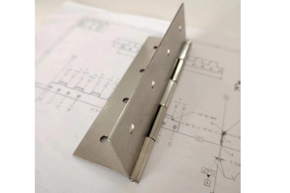 4" Polished Stainless Steel Hinges - Durable and Elegant Hinges for Doors and Cabinets