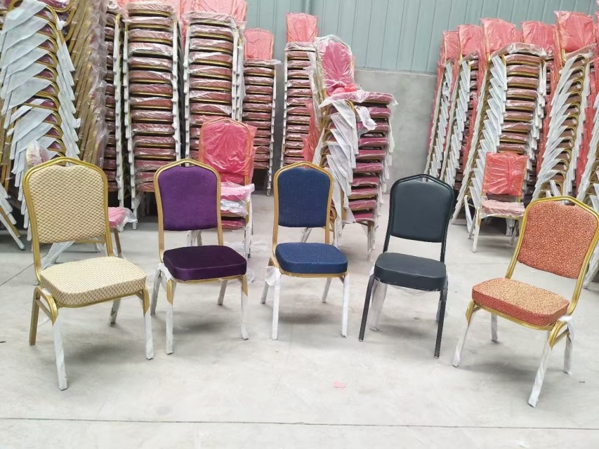 Banquet Chair of Metal, Steel, Aluminium for Party Wedding, Church Chair – Model DS0152