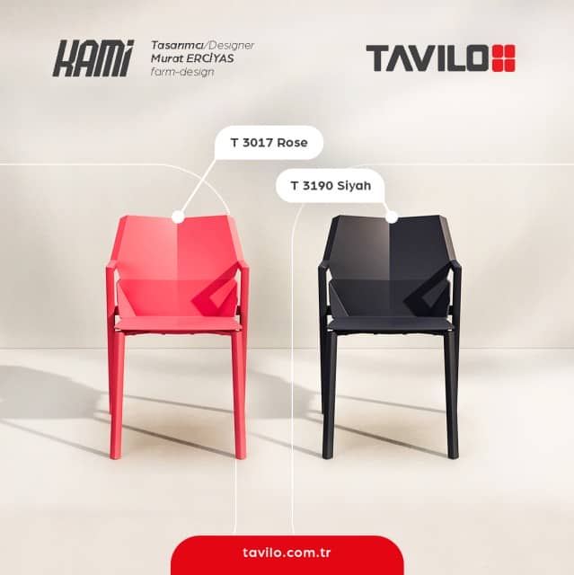 KAMİ Chair - Monoblock Design for Indoor & Outdoor Use, from Wholesale Supplier