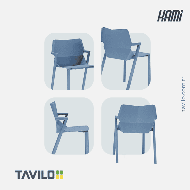 KAMİ Chair - Monoblock Design for Indoor & Outdoor Use, from Wholesale Supplier