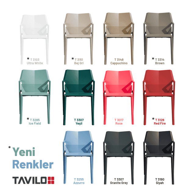 KAMİ Chair - Monoblock Design for Indoor & Outdoor Use, from Wholesale Supplier