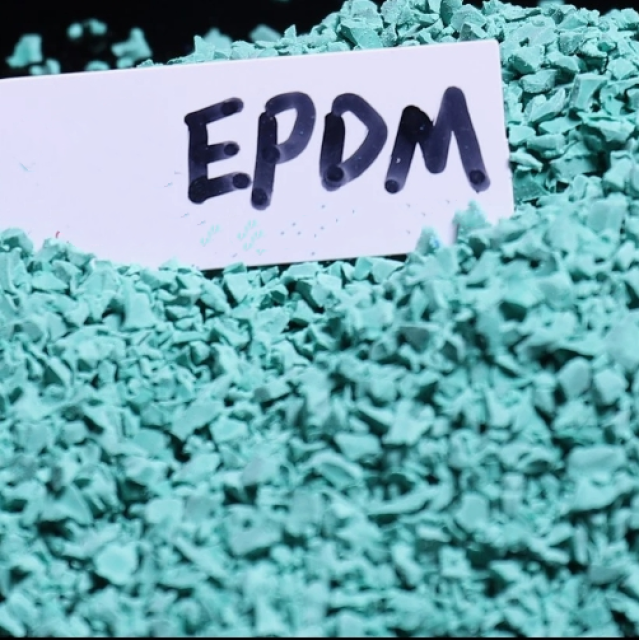 Rubber Granules EPDM 1-3 Mm - White for Construction & Flooring Applications