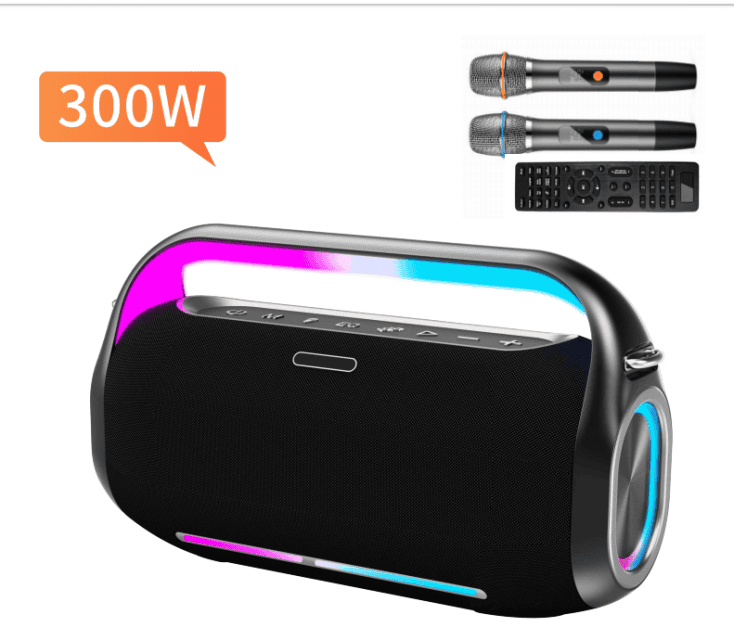 Karaoke Bluetooth 5.0 Speaker V68 300W – Outdoor, Waterproof with DSP Technology