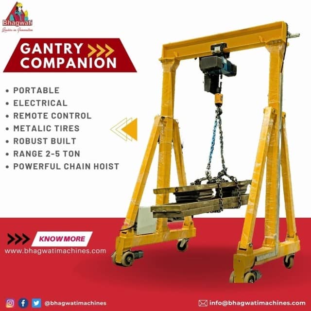 Jib Crane 0.5-5 Ton – Electric Pillar Mounted, 20 Feet Jib, 3 Ton Lifting Capacity