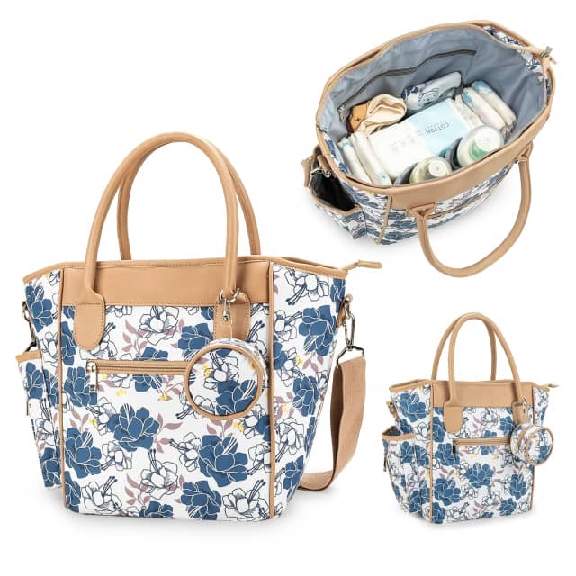 Printed Multifunctional Mommy Bag - Lightweight and Waterproof, Ideal for Travel & Shopping