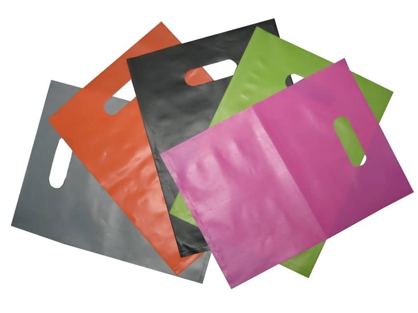 Punch Out Handle Bag – Reusable & Recyclable PE Material