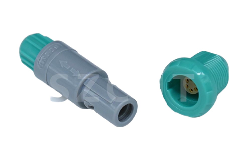 Push-Pull Self-Locking Connector SZCNT02 Series for Industrial Use