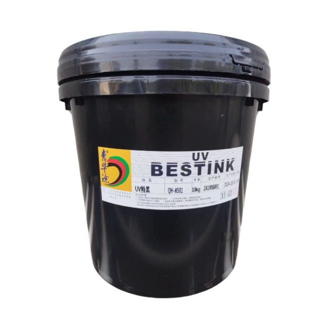 Qinghuatu Extra Black QH-K501 UV Ink for Printing Paper, Cardboard, and Plastic - Wholesale Supply