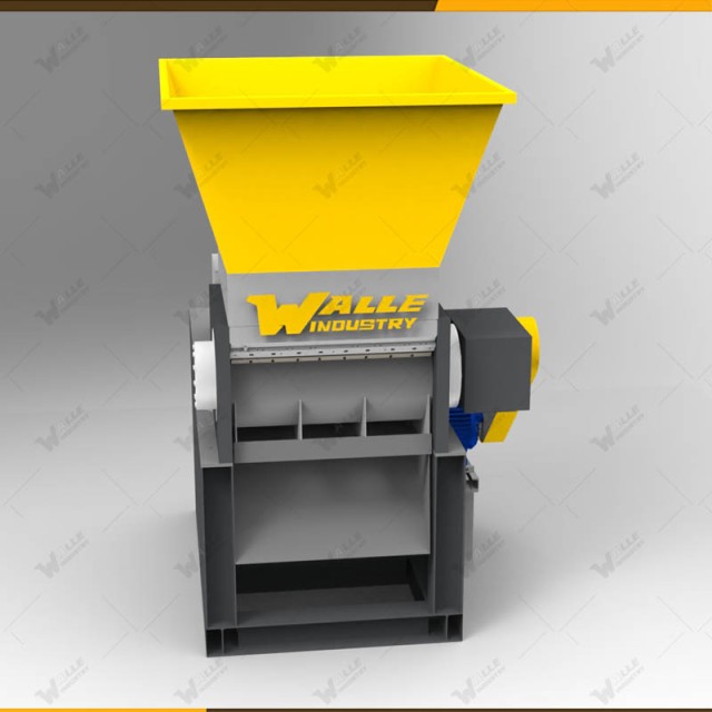 Single Shaft Waste Shredder WL-S 600 - Paper, Plastic & Metal Shredding Machine