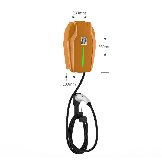 EV AC Charger TF300 Series - 7KW Wall-Mounted with IP55 Protection