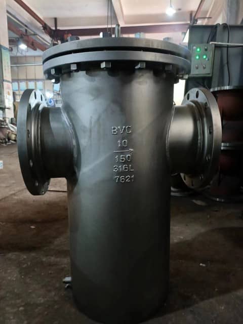 Flanged Basket Strainers WCB CF8 CF8M for Pipeline Filtration