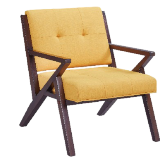 Armchair - Imported Rubber Wood, Ergonomic Design, Wholesale Supplier from China