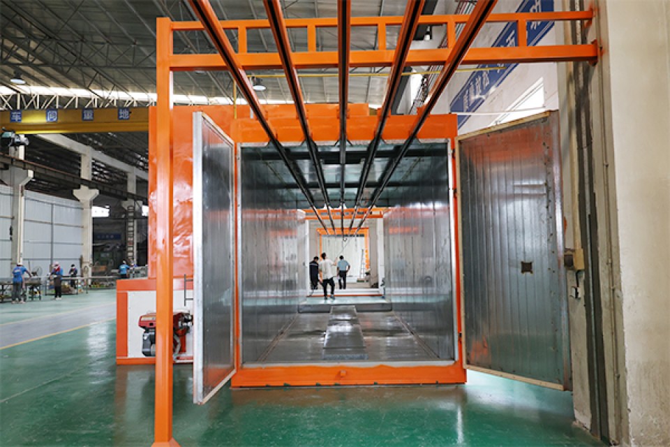 Billboard Electrostatic Coating Line - Energy-Saving Powder Coating System for Metal Surface Treatment