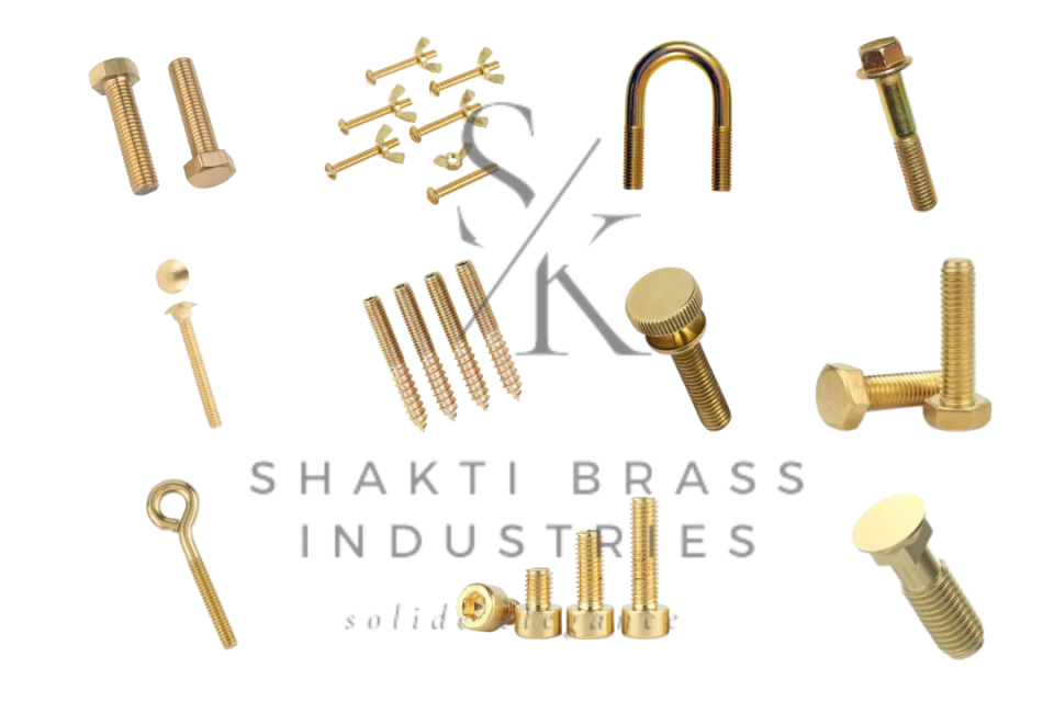 Brass Nuts and Bolts – Brass Fasteners for Industrial Use, Wholesale Supplier from India