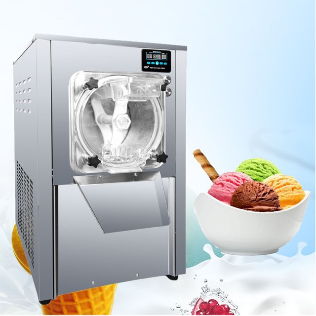 Desktop Hard Ice Cream Machine with Full Steel Body - 5L Capacity, Smart Touch Screen