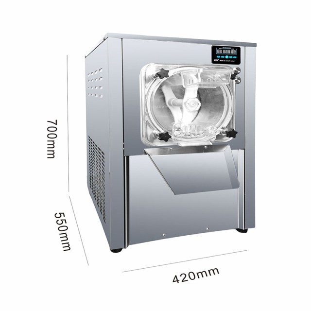 Desktop Hard Ice Cream Machine with Full Steel Body - 5L Capacity, Smart Touch Screen