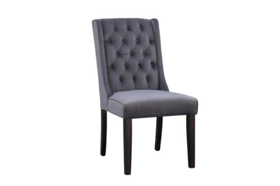 Dining Chair with Ash Wood Legs, High-Resilience Sponge & Modern Design