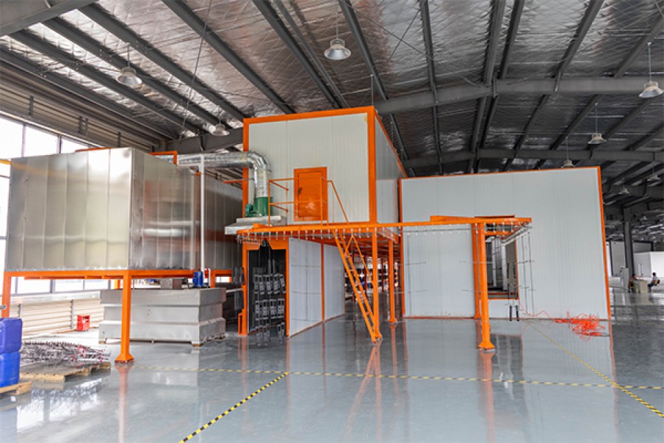 Electronic Door Lock Electrostatic Coating Line - High Efficiency & VOC-Free Powder Coating