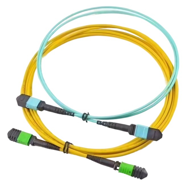 MPO Patch Cord for High-Density Fiber Optic Networks, 12-Core, 24-Core