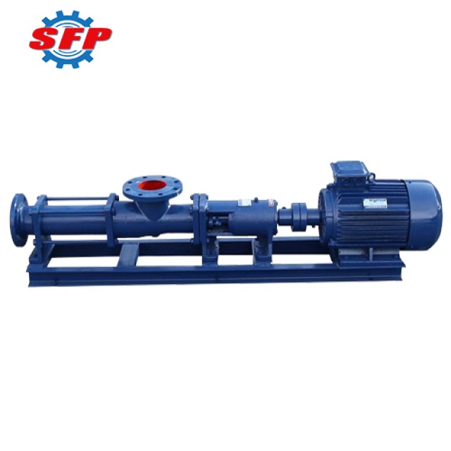 G Series High Viscosity Single Screw Pump - Blue Screw Pump for Mud, Mechanical Seal