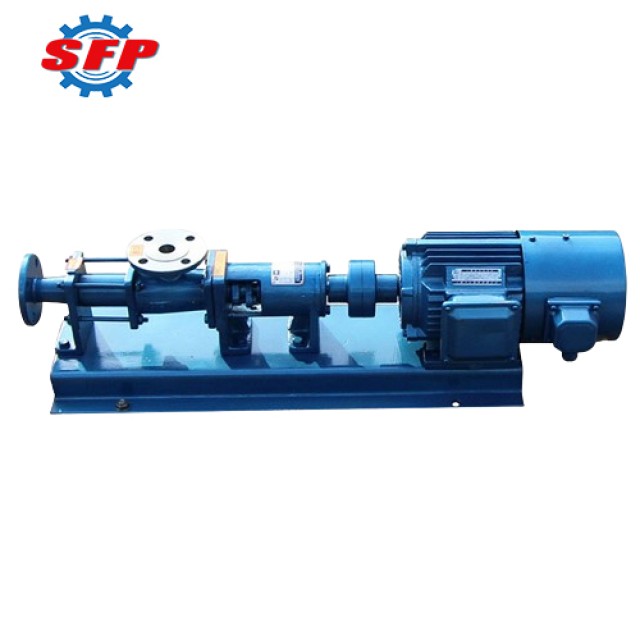 G Series High Viscosity Single Screw Pump - Blue Screw Pump for Mud, Mechanical Seal