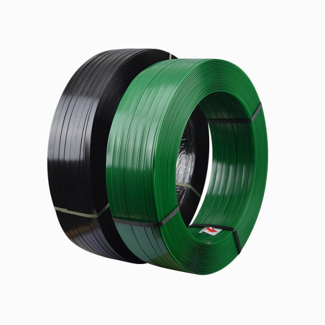 PET Plastic Steel Belt - Eco-Friendly Green Packaging Strap for Industrial Use