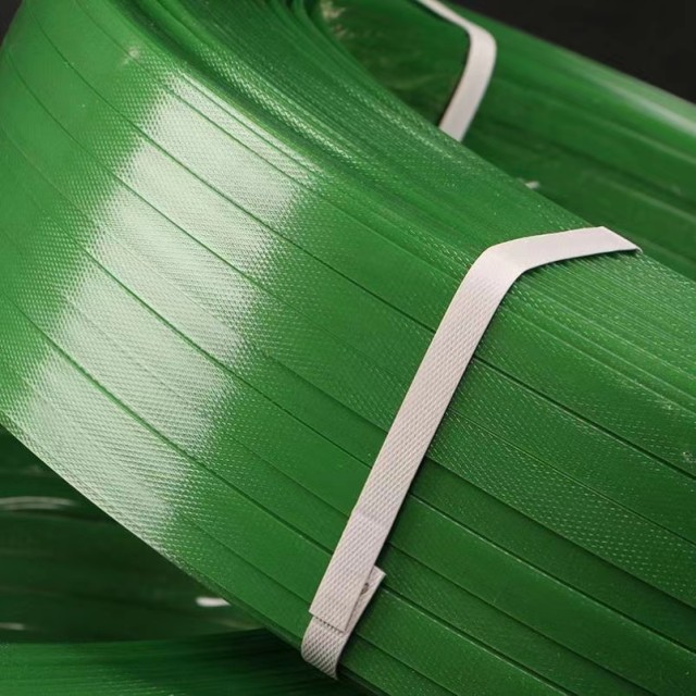 PET Plastic Steel Belt - Eco-Friendly Green Packaging Strap for Industrial Use