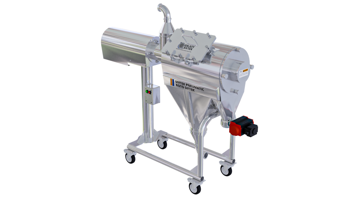 Pneumatic Roto Screener for Food, Pharmaceutical & Chemical Industries - Rotary Sifter