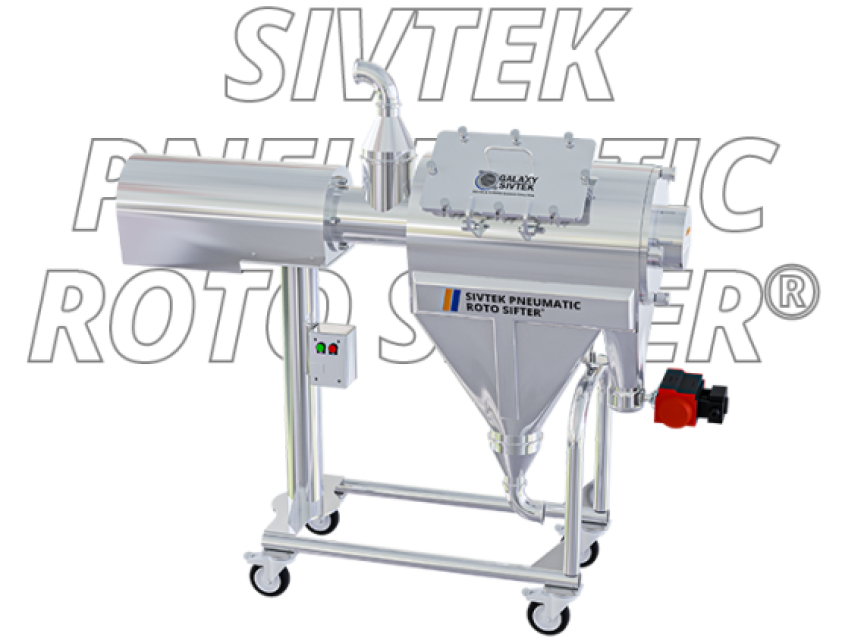 Pneumatic Roto Screener for Food, Pharmaceutical & Chemical Industries - Rotary Sifter